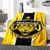 AMAZONAS FC Print Flannel Blanket High Quality Warm Comfortable Cover for All Seasons Perfect for Gifts Home Decor