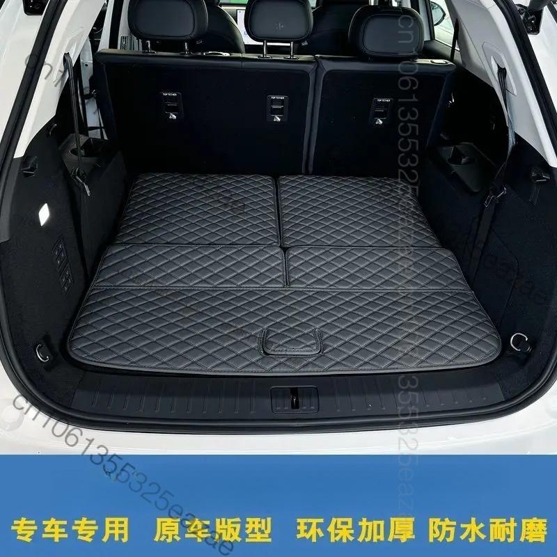 Для Chery Tiggo 9 CSH PHEV 2026~25 Коврик в багажник Задний вкладыш в багажник Защита груза Кожаный коврик Аксессуары для модификации интерьера