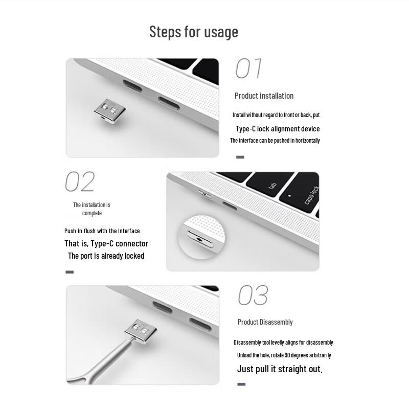 Weizhikon USB Port Blocker Kit
