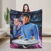 Мягкое теплое одеяло для путешествий, офиса S-Star T-Trek Корабль Плед для фильма Фланелевое покрывало для кровати для гостиной С принтом Чехол для дивана-кровати