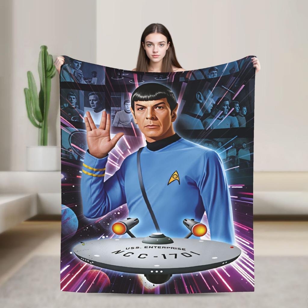 Мягкое теплое одеяло для путешествий, офиса S-Star T-Trek Корабль Плед для фильма Фланелевое покрывало для кровати для гостиной С принтом Чехол для дивана-кровати