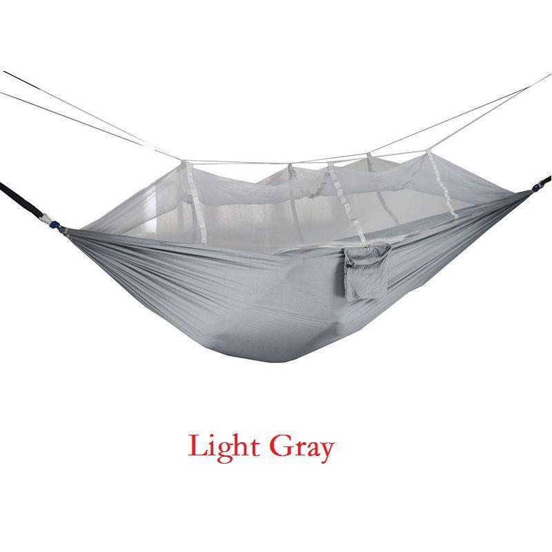 Spacious Double Person Hanging Hammock Bed With Anti-mosquito Net For Camping
