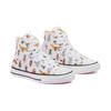 Converse Chuck Taylor All Star Canvas Comfortable Versatile High Top Kids Canvas Shoes Kids Sneakers White Black 670704F