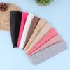 Women Solid Color Elastic Headband Soft Sports Yoga Sweatband Headwrap Wide Makeup Hairband  Simple Hair Accessories