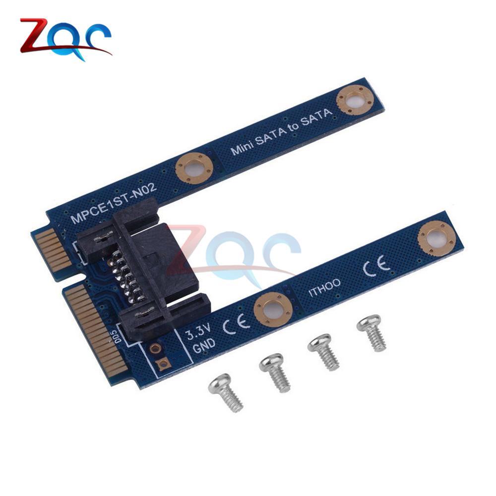 Конвертер-адаптер mSATA Mini PCI-e SSD в 7-контактный слот SATA для жесткого диска
