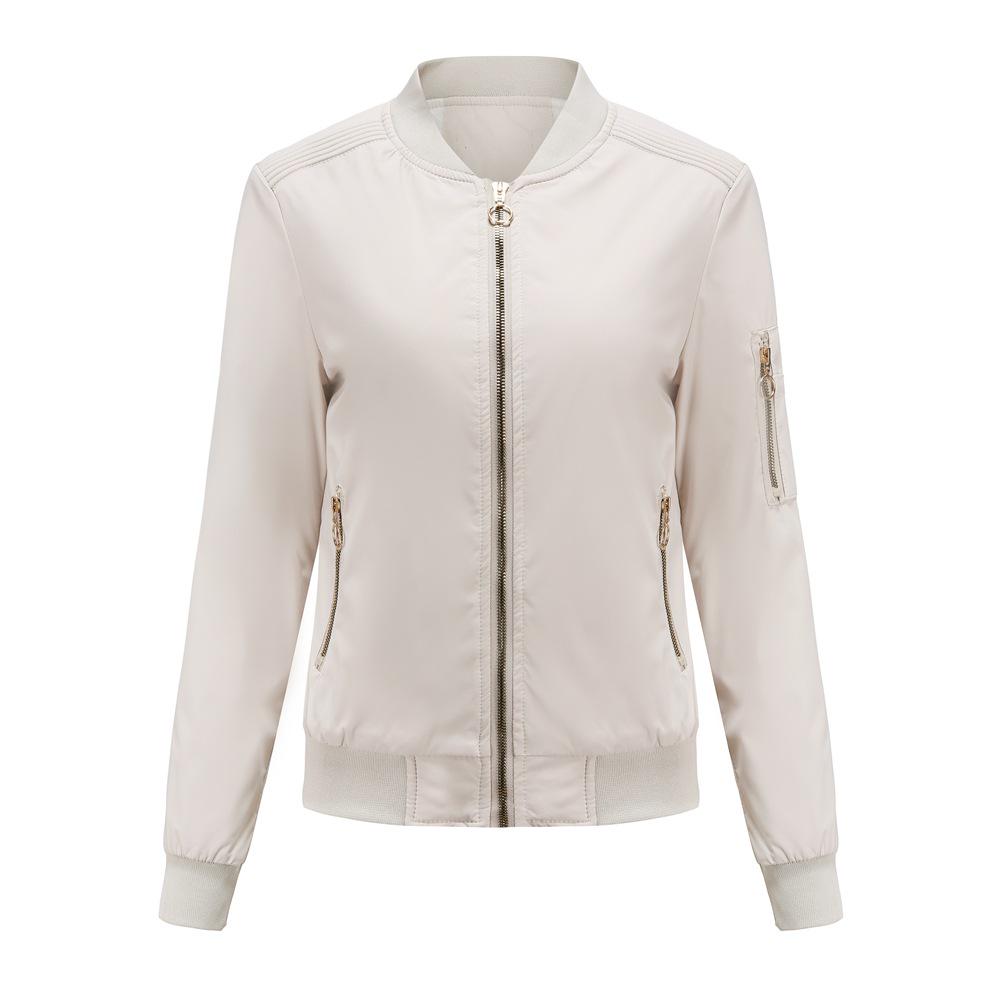 New European & American Fashion Women's Casual Thin Cotton Jacket - Autumn/Winter