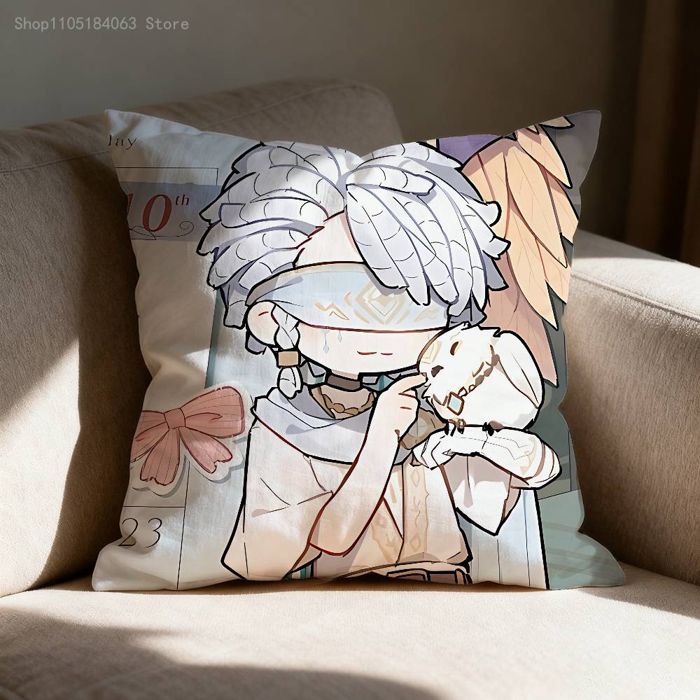Чехол на подушку Identity V для 45x45см 55x55см 30x30см Квадратный Автомобильный Чехол Декор для Дома Спальни Подарок