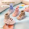 Мягкая подошва, первые шаги, нескользящие хлопковые детские туфли для 6-12 месяцев