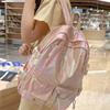 Multi-Pocket Laser  Backpack Korean Style Shoulder Bag Portable Students School Bag  Teenager