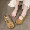 Retro Mary Jane Single Shoes for Women 2024 New Summer Versatile Soft Soled Comfortable Commuting Shoes