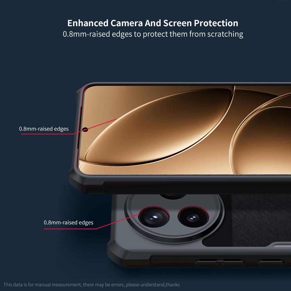 XUNDD Для Xiaomi Poco F7 Ultra 5G/Redmi K80 Pro 5G Чехол Противоударный ТПУ+Акрил Прозрачная Задняя Крышка Телефона