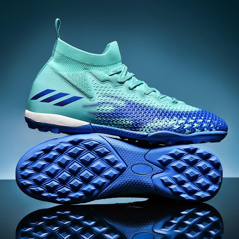 Новые футбольные бутсы сломанные ногти длинные ногти мужчины и женщины подростки высокие искусственные соревновательные тренировочные футбольные бутсы
