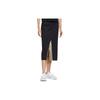 Neo Striped Slit Skirt Women Bottoms Black HF7331