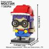 MOOXI Серия Аниме MOC Кирпичи Кирпичная Голова Фигурка Лун Сделай Сам Набор Конструкторов для Взрослых Модель Детские Образовательные Игрушки для Детей Подарок