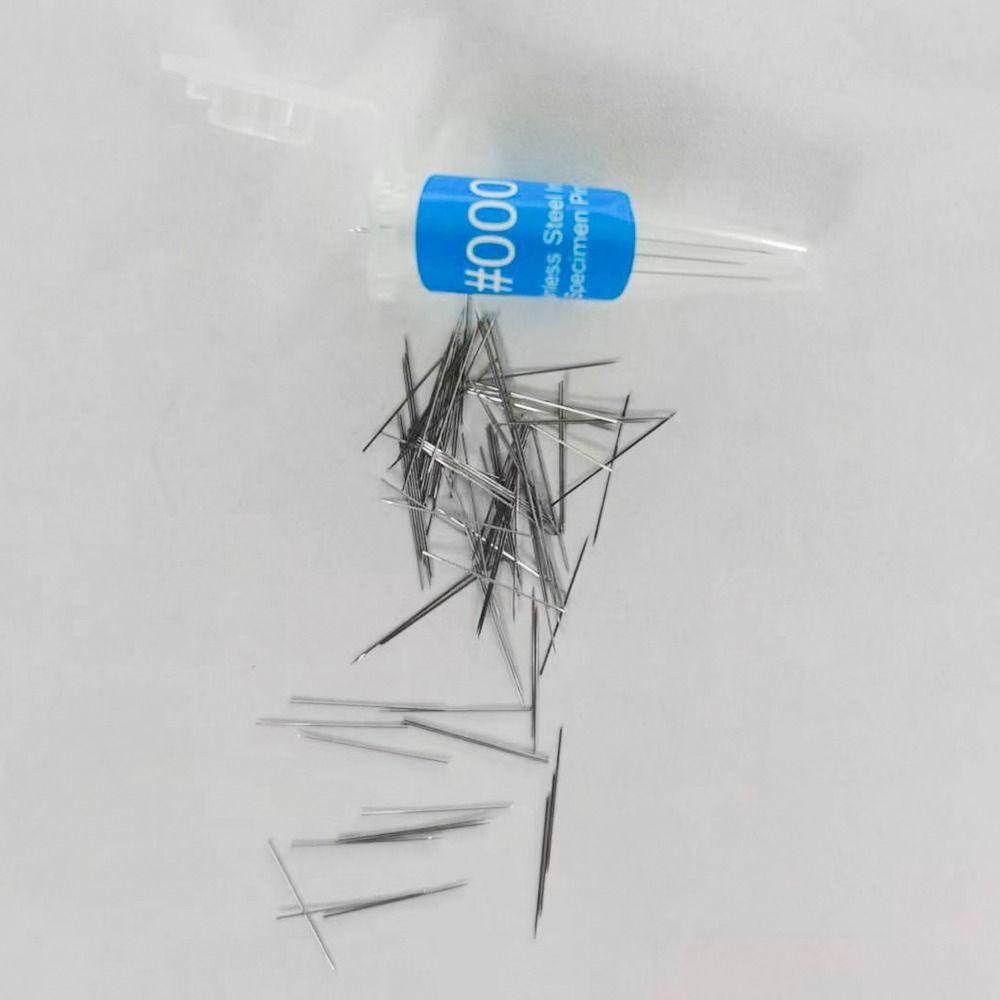 100Pcs Good Flexibility Entomology Education Needle Insect Dissections Supplies Specimen Pins Pin