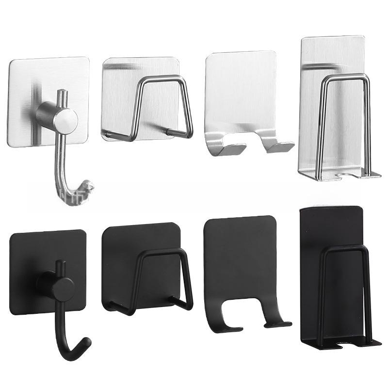 Настенный крючок из нержавеющей стали 304 без проколов — прочный, клейкий, не оставляющий следов крючок для полотенец и одежды