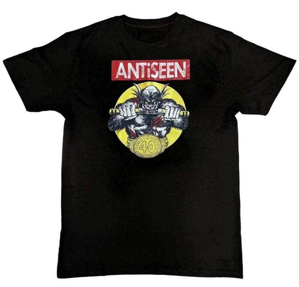 Rock ban ANTISEEN Tour Graphic Print Mens Unisex 100% Cotton T-shirt Mens Tees Top
