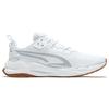 Puma Stride Удобные Прочные Дышащие Повседневные Кроссовки с Низким Верхом Унисекс Белый Коричневый 389422-02
