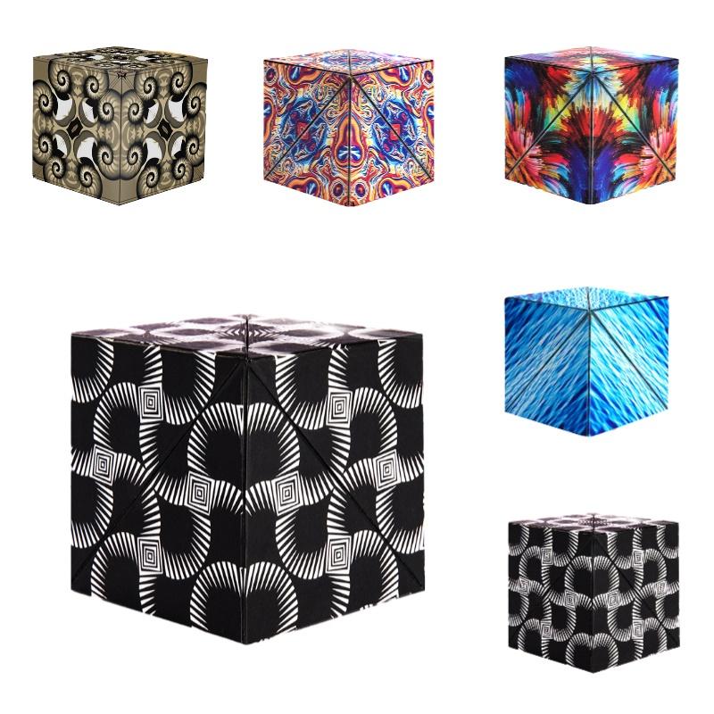 Популярный геометрический магнитный кубик Рубика 3x3, игрушка-головоломка для детей, образовательный и снимающий стресс материал)