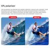 УФ CPL Светофильтр для камеры DJI Action 5 Pro Action 4/3 Фильтр CPL УФ Поляризационный фильтр для аксессуаров камеры DJI Osmo Action