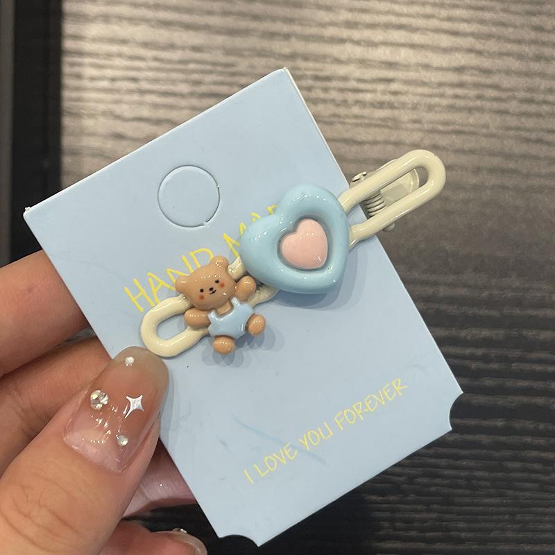 Детская заколка-уточка, маленькая заколка-зажим, шпилька, головной убор, милая заколка-облако, девочка, звезда, заколка для челки на бок