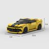 MOC Speed Camaro 347 Набор Строительных Блоков Гоночные Машины Модель Суперкара Декорация Креативный Гараж Игрушки для Мальчиков