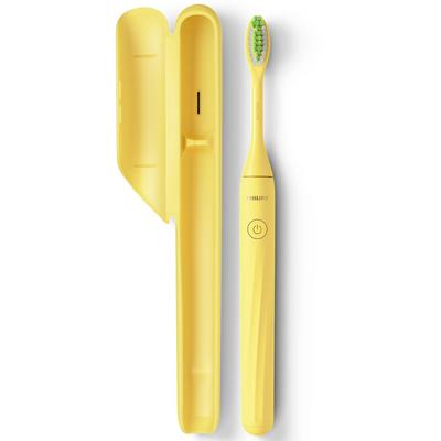 Компактная дорожная электрическая зубная щетка Philips Sonicare One, манго (с чехлом) HY1100/02