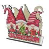 Rustic Farmhouse Countertop Organizer Christmas Theme Wooden Napkin Holder, Decorative Holiday Paper Towel Stand, Angel Shape Storage HD UV