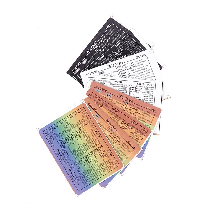 2 шт. Windows/Word справочная клавиатура компьютер ярлык наклейки клейкие съемные наклейки для быстрого справочника клавиатура руководство