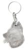 Berger de Beauce, Beauceron - Silver-plated pendant with a dog in a decorative box, handbag decoration, backpack pendant by Art-Dog brand