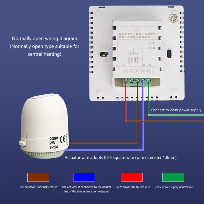 User friendly Electric Actuator Plastic Water Regulator Efficient Water Valves Component Long Servcie Heating Attachment