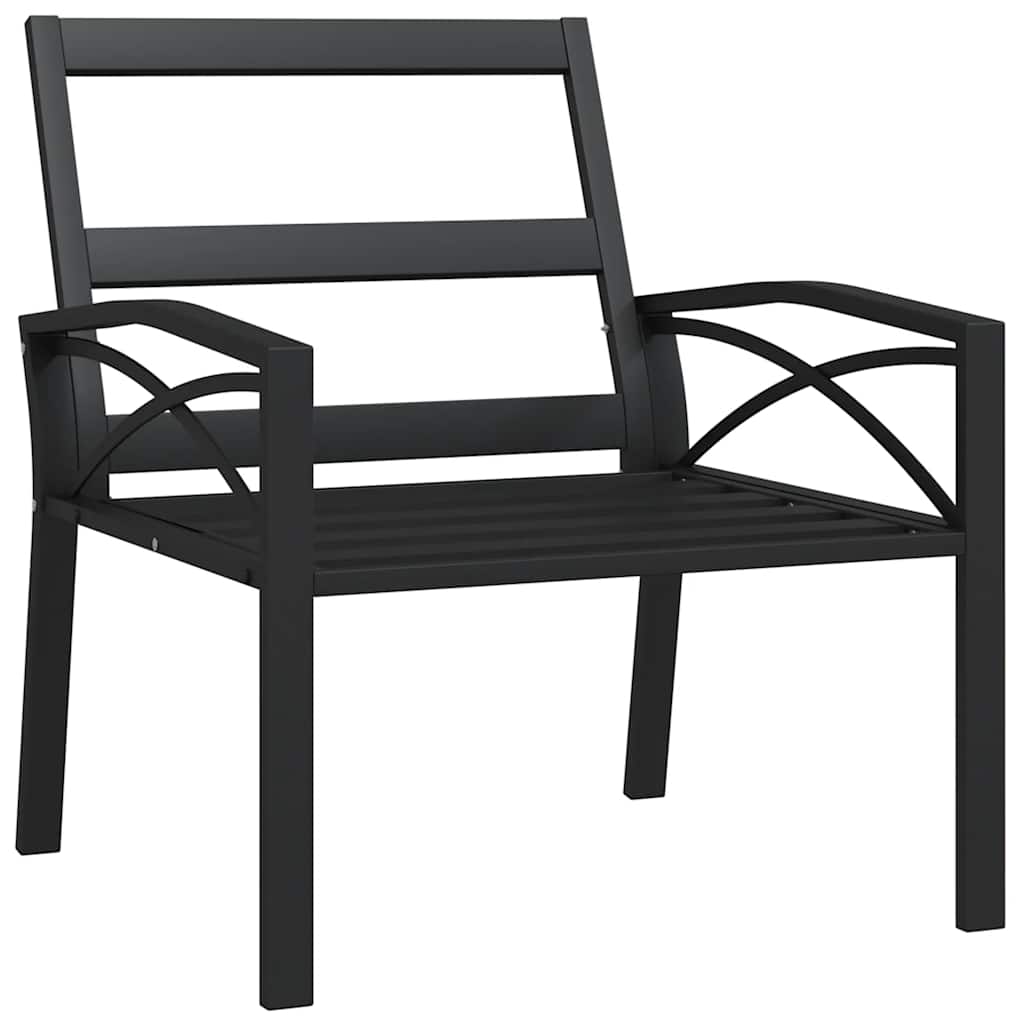 Garden Chairs with Sand Colored Cushions 2 pcs 68 x 76 x 79 cm Steel