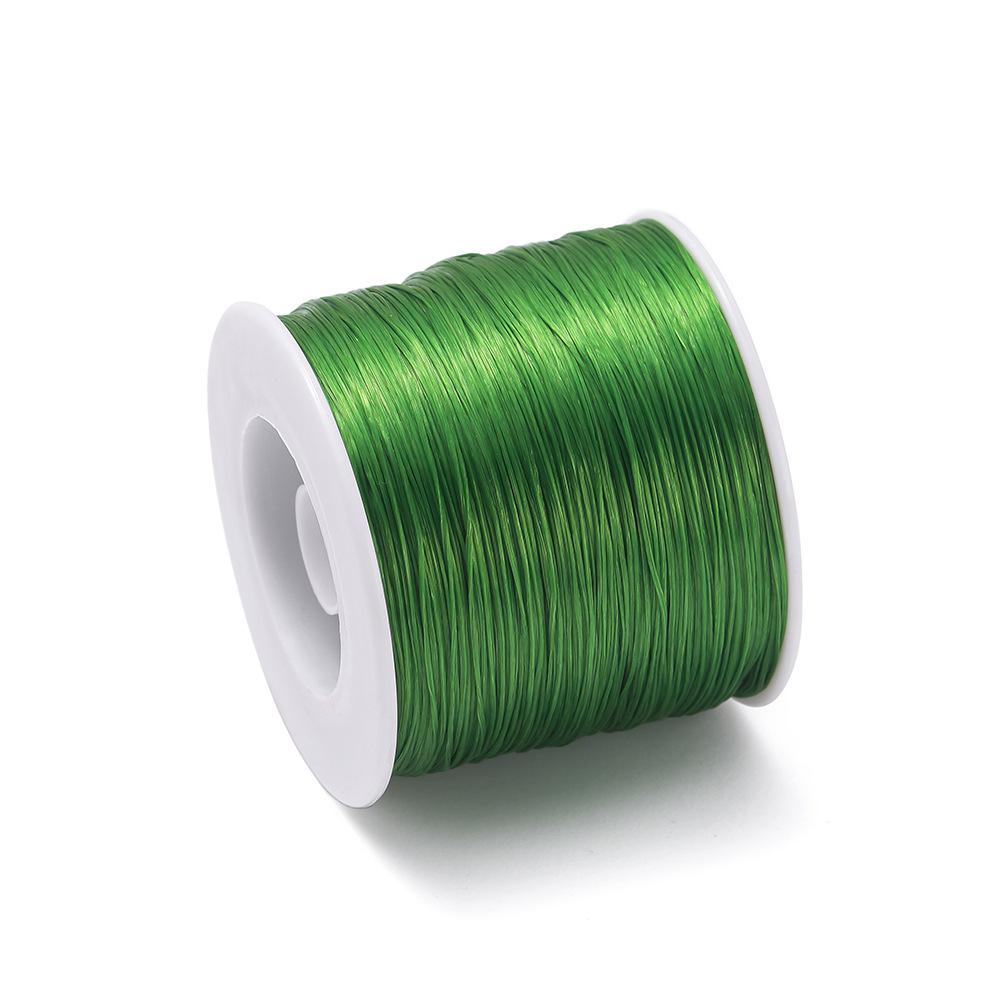 0,8 мм Корейская импортная эластичная леска, плоская шелковая эластичная леска ТПУ, эластичная леска для бисера, сделай сам, браслет, ожерелье, бусины