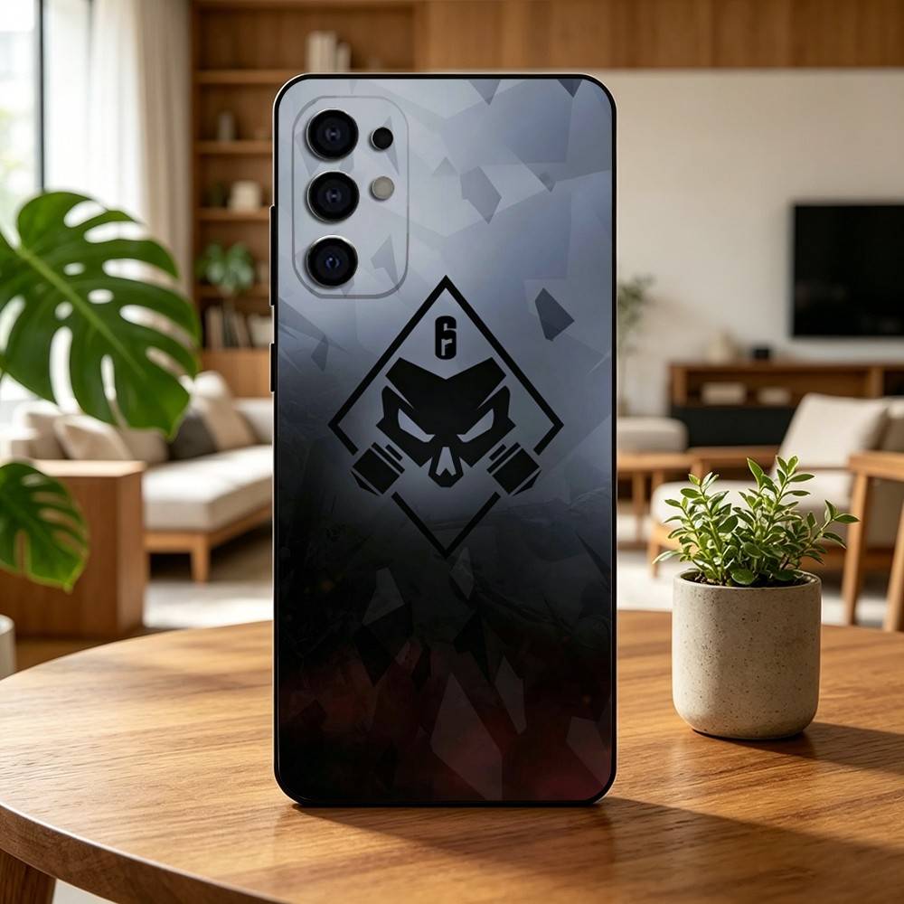 For R-Rainbow S-Six S-Siege  Phone Case For Samsung S25,S24,S21,S22,S23,S30,Ultra,S20,Plus,Fe,Soft Silicone Black Cover