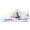 Nike Air Force 1 Нескользящие, Износостойкие, Дышащие Низкие Кеды для Скейтбординга Унисекс Желтый Белый CW2288-111(Команда779-)