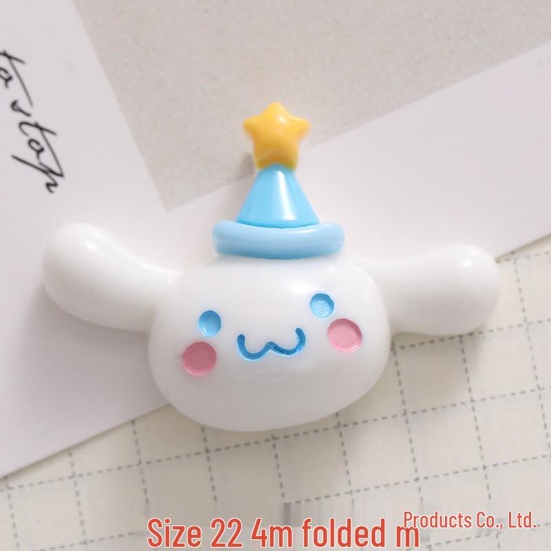 Смоляные аксессуары Sanrio с мультяшными персонажами: Чехол для телефона, Заколка для волос, Украшения для Crocs