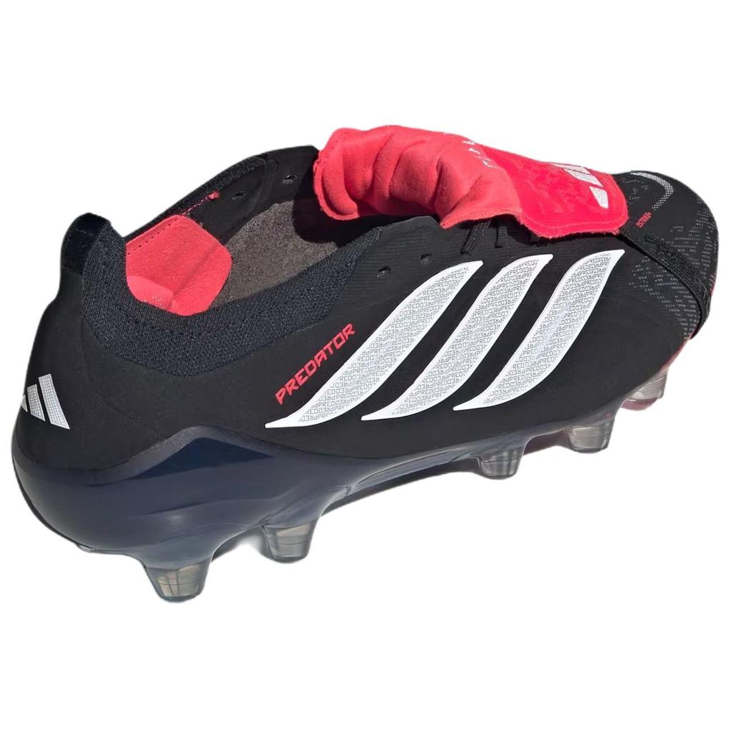 adidas Predator Elite Удобные HG (Резиновые короткие шипы) Футбольные бутсы для искусственной травы Унисекс Футбольные бутсы Черные KI6300