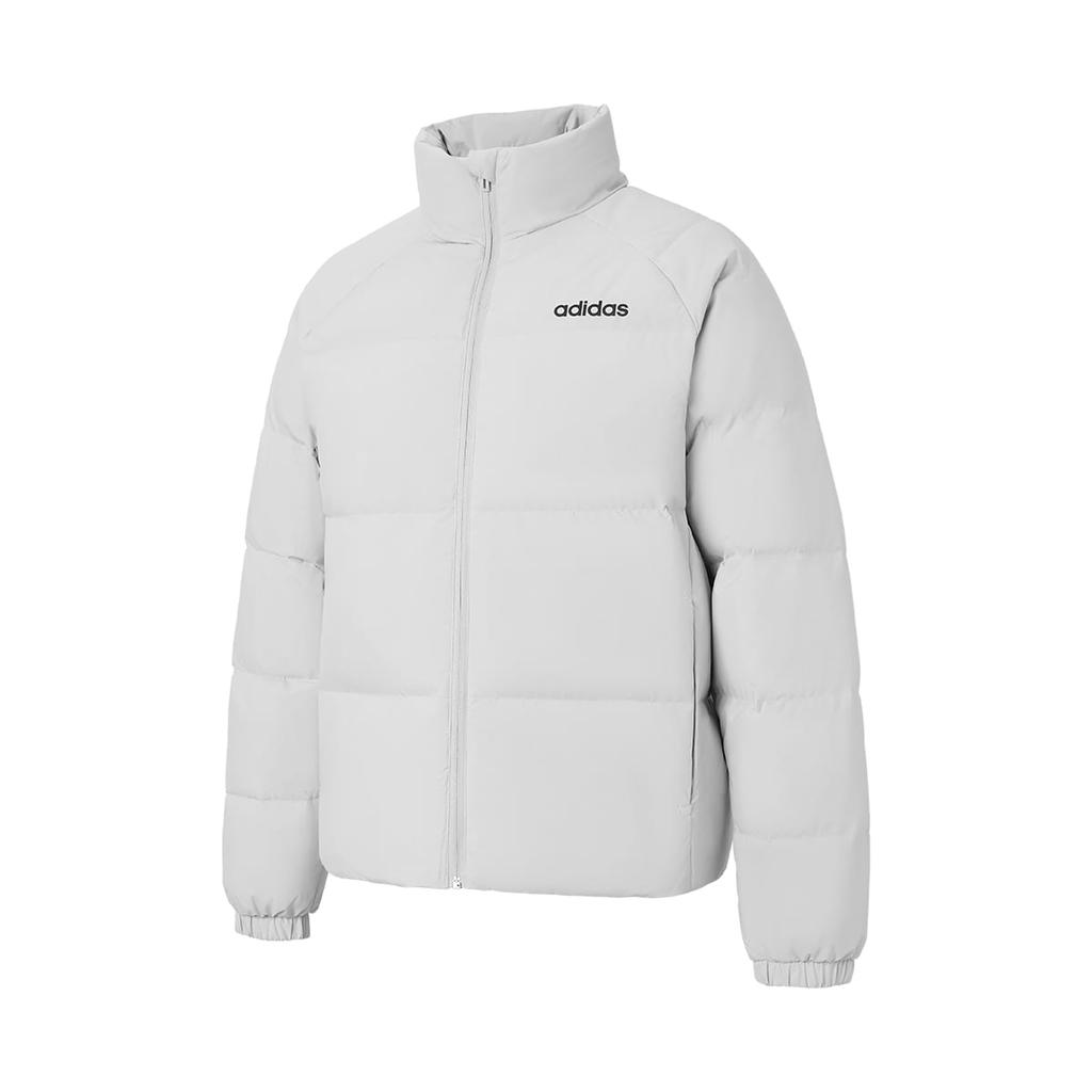 adidas Пуховик Унисекс Однотонный Светло-серый JL9584