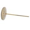 Receipt Bill Holder Thickened Stainless Steel Round Bottom Nonslip Ticket Spike for Restaurants Bars Kitchens Golden Glossy Rod
