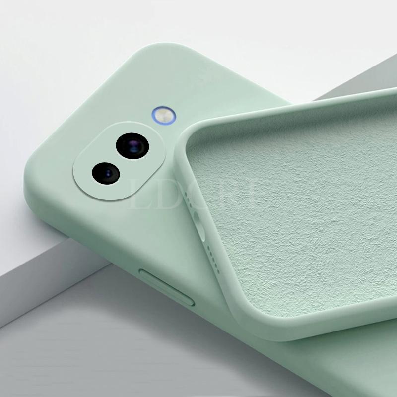 Чехол для Google Pixel 10A Жидкий силиконовый чехол Pixel 10 A Чехол из ТПУ Обычный резиновый чехол-защита для телефона Pixel 10A 10 Pro XL Cover