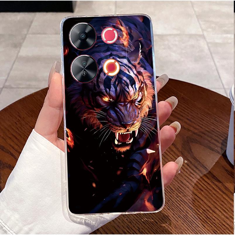 Чехол для Itel P65 P671L P 65 Корпус Роскошный Милый Сердце Любви Кролик Забавный Узор Чехол Прозрачный ТПУ Силикон Мягкий Чехол для Телефона