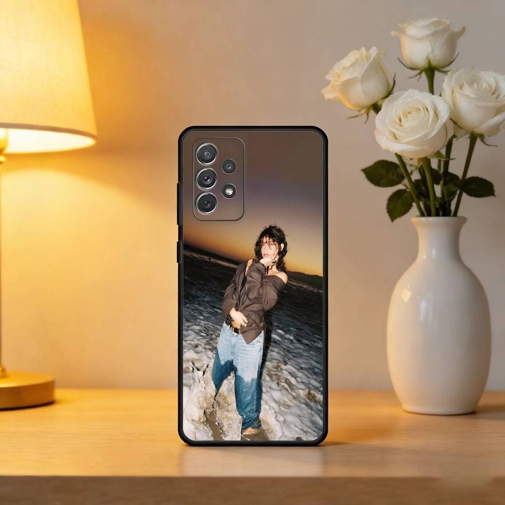 Beauty O-Odessa A Z-zion Soft Silicone Black Cover Phone Case For Samsung Galaxy A73,A72,A71,A70,A53,A52,A51
