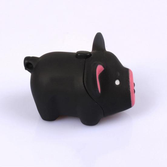 Милый Свинья Стиль Светодиодный Звуковой Брелок Брелок Автомобильная Сумка Подвеска Украшение Подарок