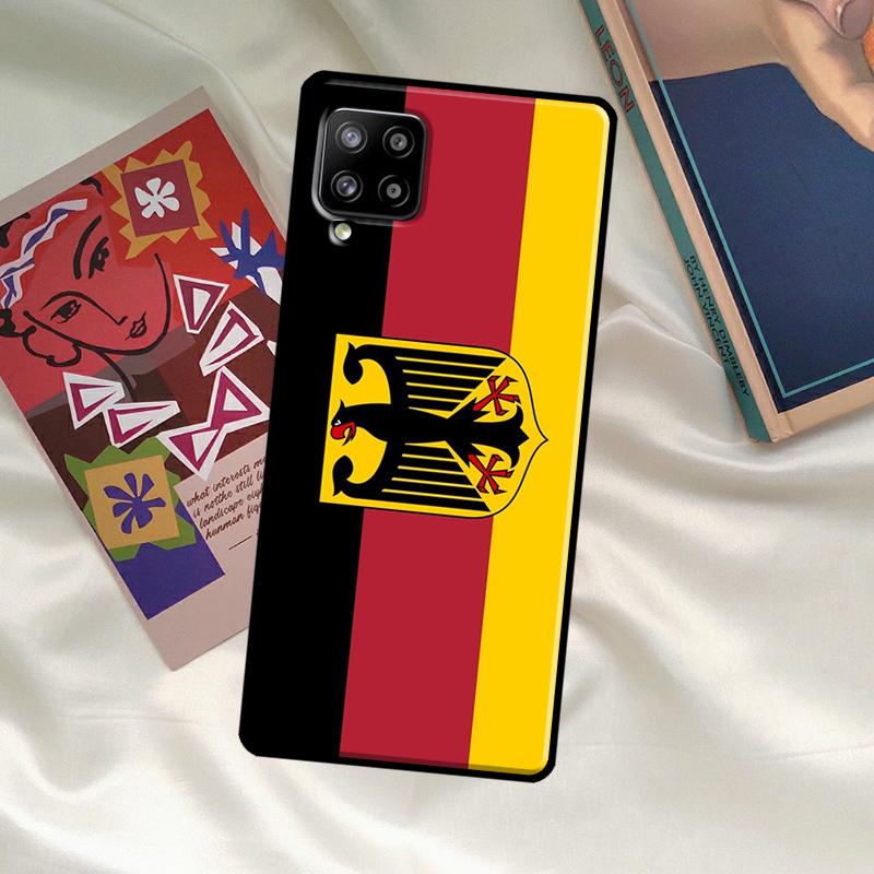 Чехол-эмблема Флаг Германии для Samsung Galaxy A54 A06 A05 A16 A26 A36 A56 A53 A32 A52 A33 A13 A55 A35 A15 A14 A34