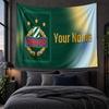 Personalized Tapestry Wall Hanging Rapid Wien FC Pattern Art Background Cloth