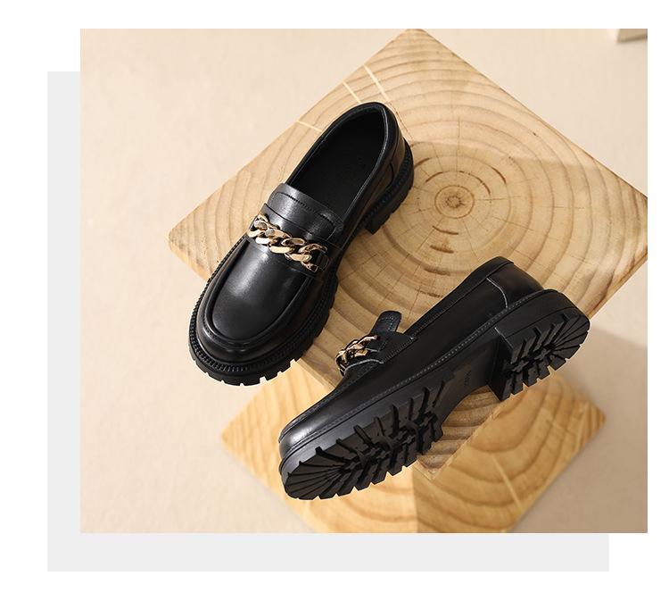 Модные женские туфли-оксфорды в стиле лолита на платформе, женские туфли на толстой подошве, женские туфли-лоферы из блестящей/матовой кожи, мокасины с цепочкой, кроссовки jk для женщин
