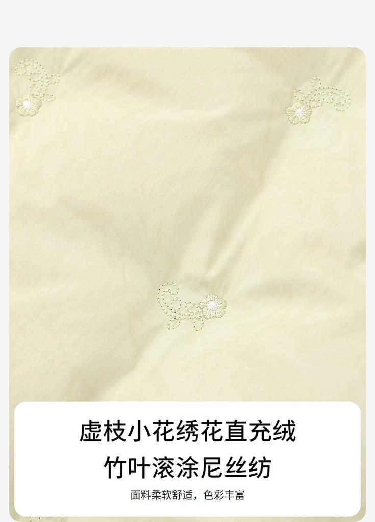 [Counter style Chinese style diagonal down jacket] Winter warm, medium long windproof, fashionable and versatile coat for infants and young girls