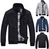 Ramidos Men's Autumn Casual Fashion  Color Patchwork Jacket Zipper Outwear Coat