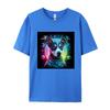 Camisa Tops Shirts Alien dog In Space Tshirts Problem Solved T Shirt Unisex Crazy Alien Dog Pure Cotton Tshirts