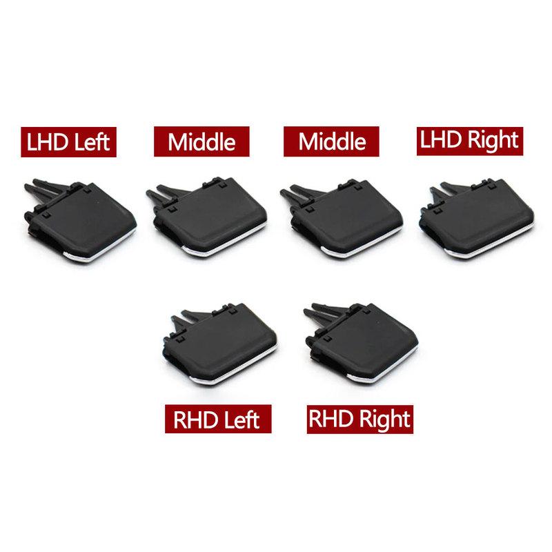 Car Front Dashboard Air Conditioner AC Vent Grille Outlet Tab Clip Slider For VW Volkswagen Tiguan 2017 2018